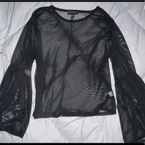 Forever 21 sheer long sleeve